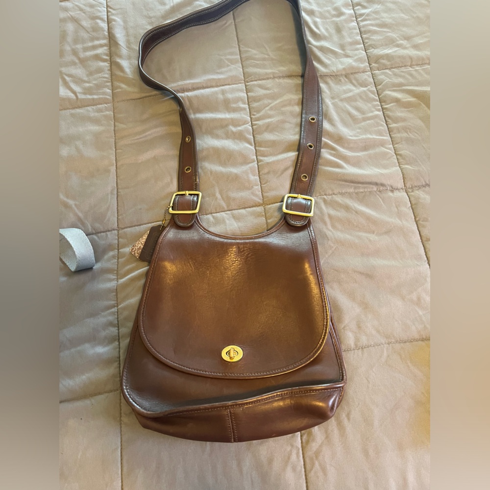 Coach cresent saddle bag!